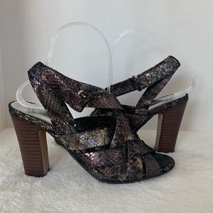Nina Womens Susanna Leather open toe sandals